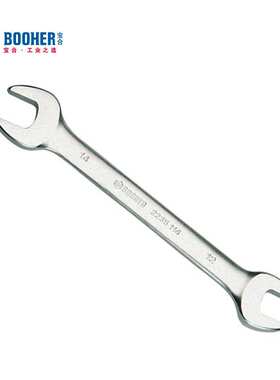 宝合(BOOHER)铬钒钢全抛光双开口扳手6x7MMBH2235107