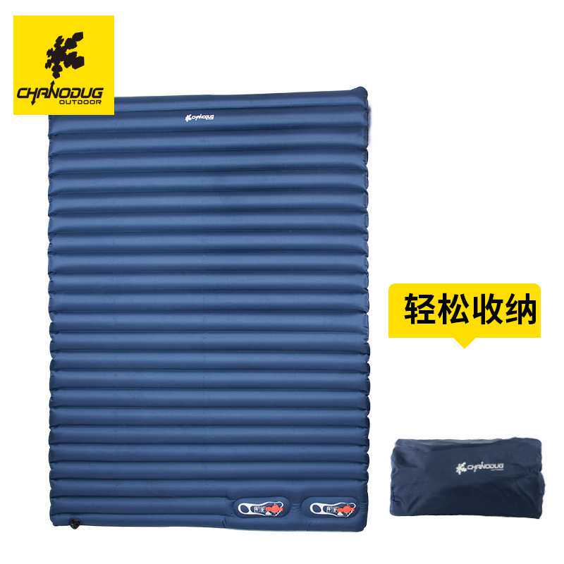 双人PVC充气床垫露营防潮加厚帐篷睡垫空气按压地垫Waterproof
