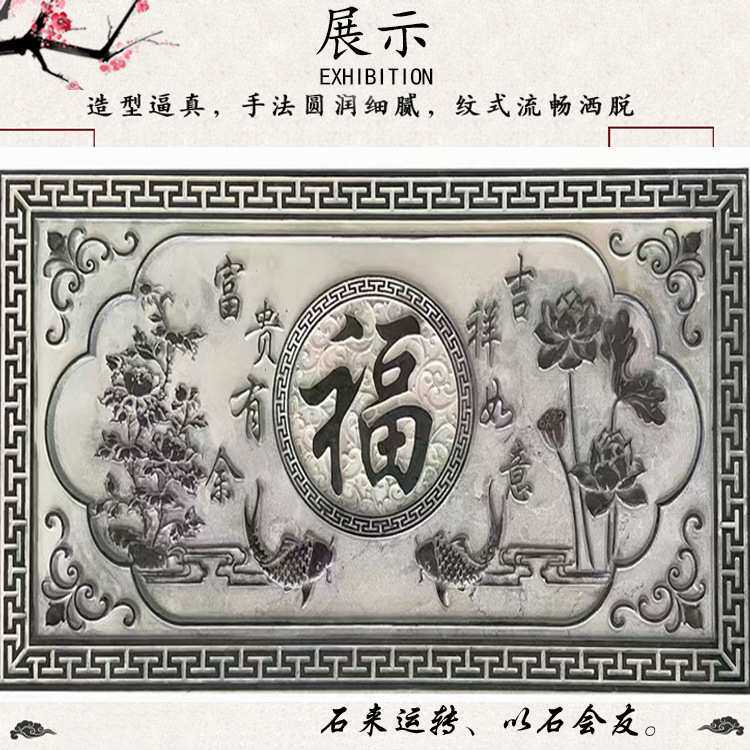 景观装饰黄锈石浮雕壁画定制石雕九龙壁价格石材龙浮雕图物美价廉