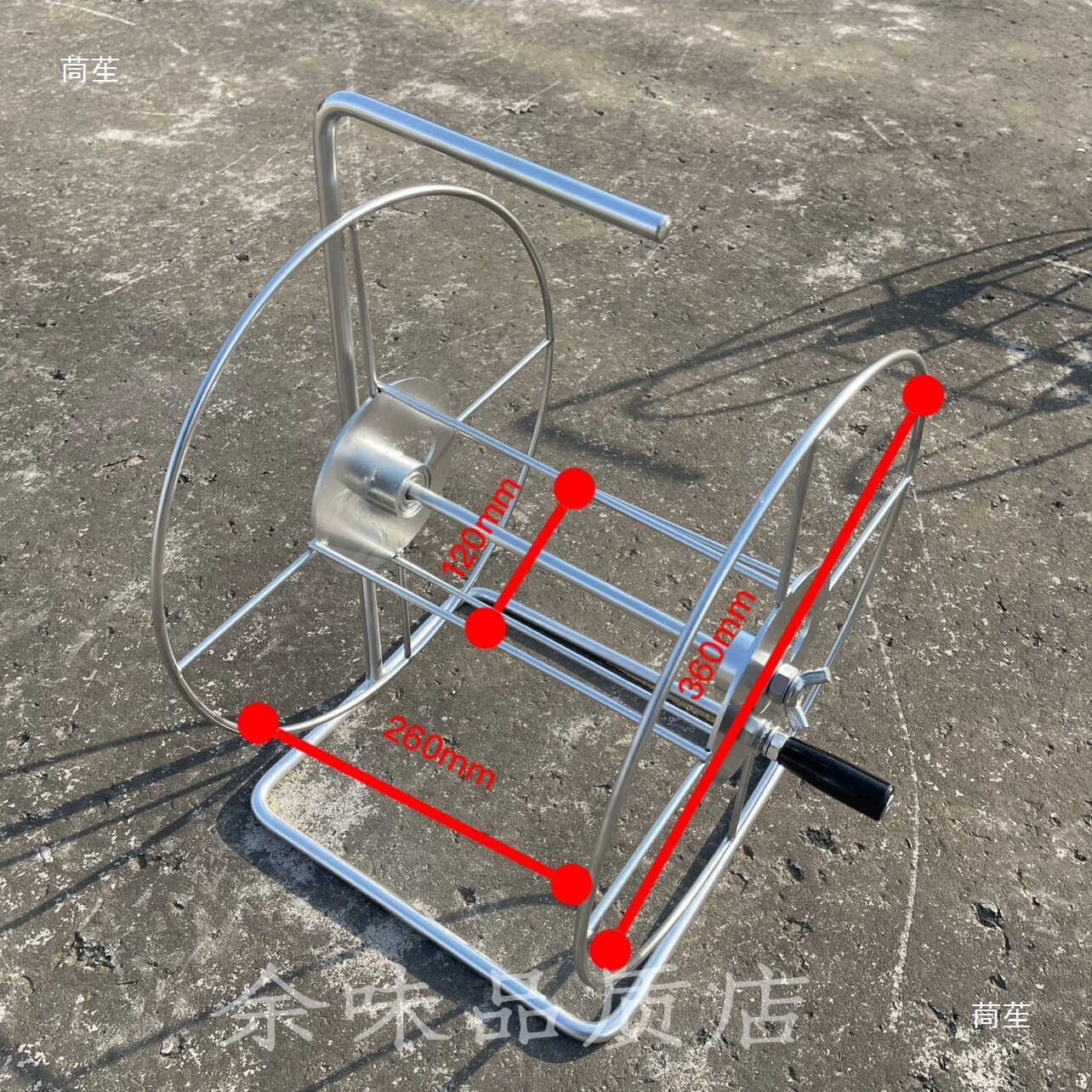 电线收纳器卷钢丝铁盘收线金属盘收绕线盘卷线盘空盘铁丝卷管绳子
