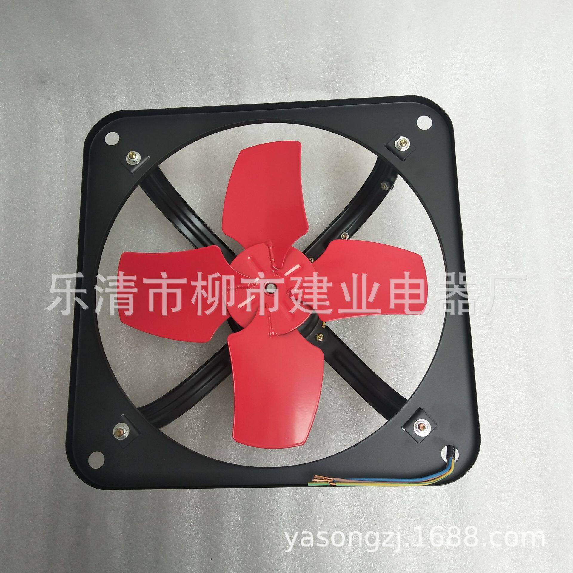 换气扇FA-350工业方形排风扇220V工业轴流风机
