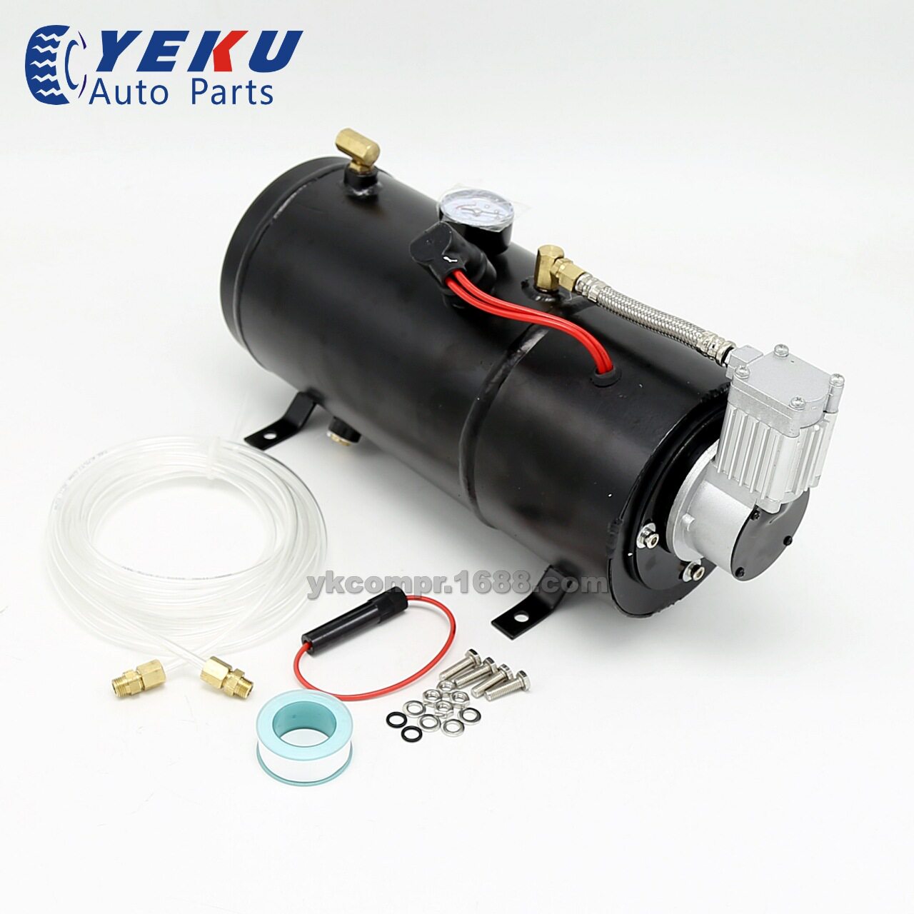 汽车改装气泵12V150psi3L气罐改装气泵空气压缩机车载气泵