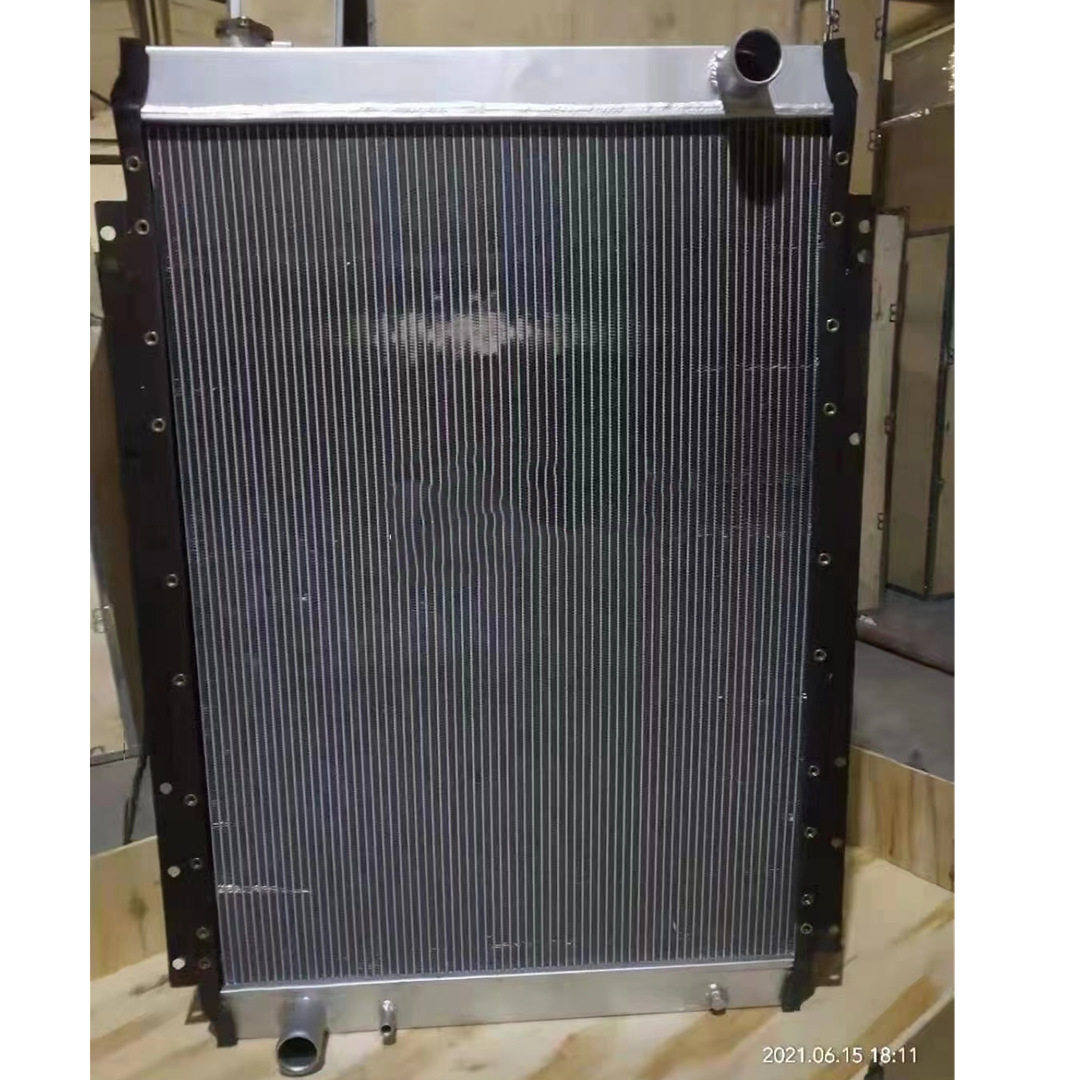 挖掘机水箱油箱散热器片冷凝器挖机压路机铝冷却器工业改装换热器