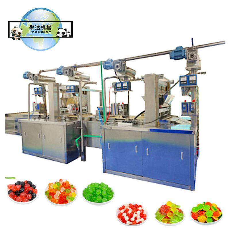 双机头双色夹心软糖浇注成型机双色软糖浇注设备软糖机械生产设备