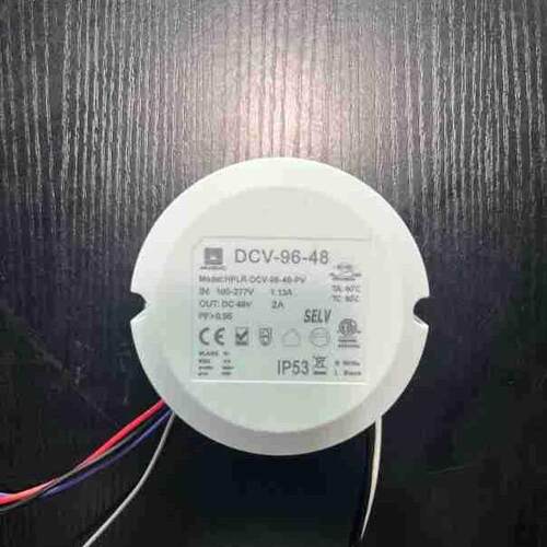 96W 圆形灌胶电源 内置圆形电源 IP44防水等级 12V恒压前沿调光