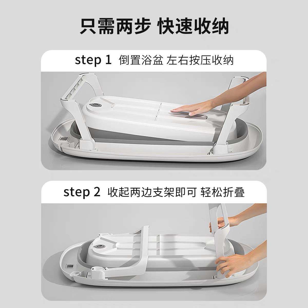 POPO宠物小狗狗洗澡盆宠物浴盆加高猫猫浴缸洗狗专用盆可折叠方便