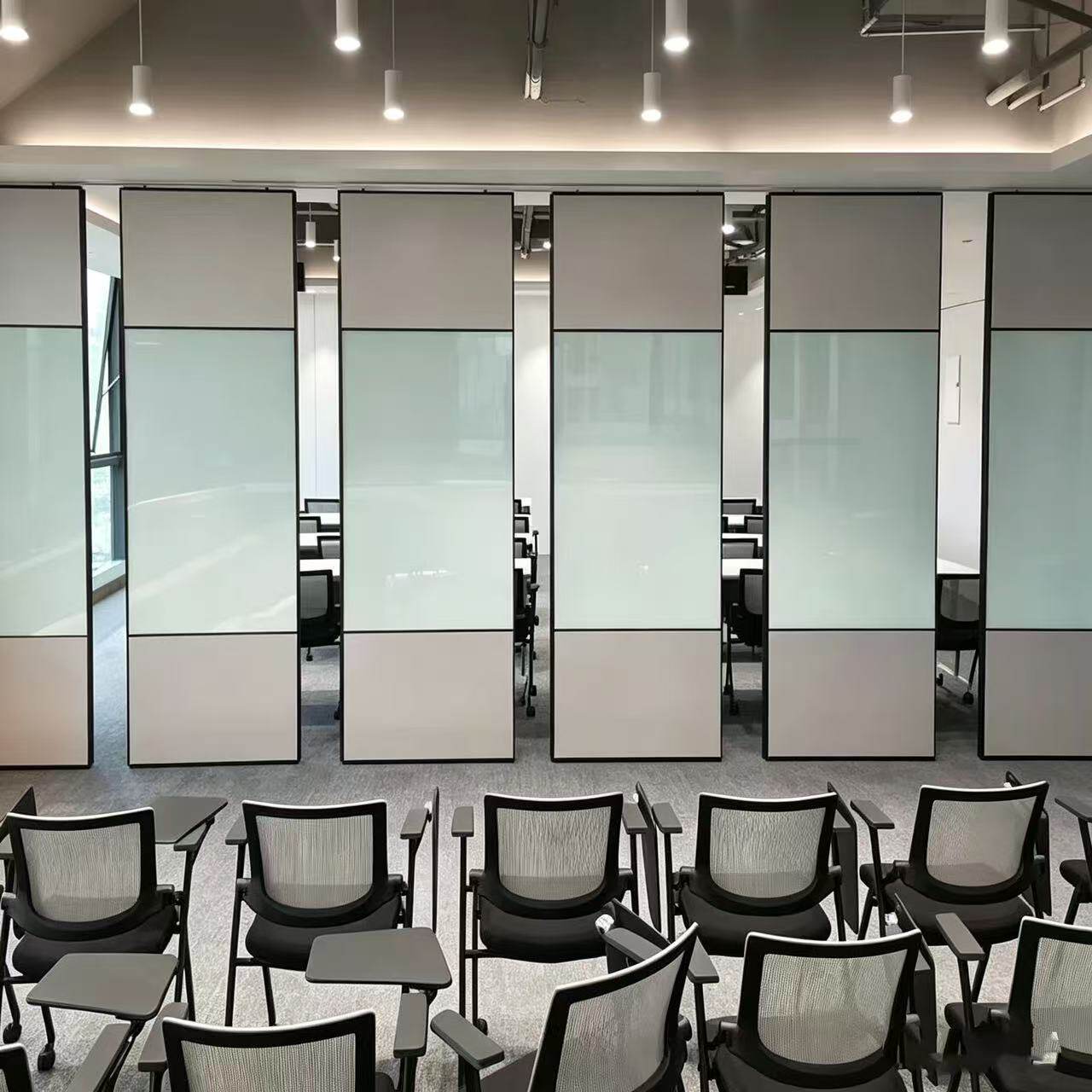 酒店活动隔断墙饭店包厢宴会厅隔断门办公室可移动隔断墙电动隔断
