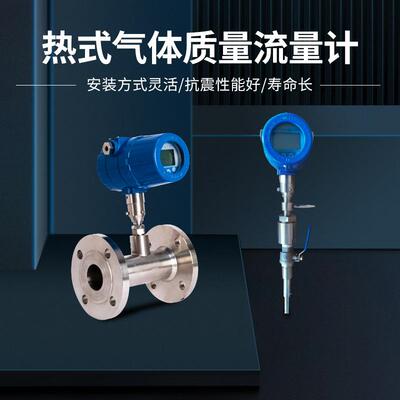 【DN15-DN100现货】热式天然气体质量流量计压缩空气精度高管段式