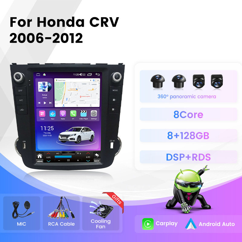 适用于老款本田CRV Honda CRV安卓竖屏车机车载导航仪无线carplay