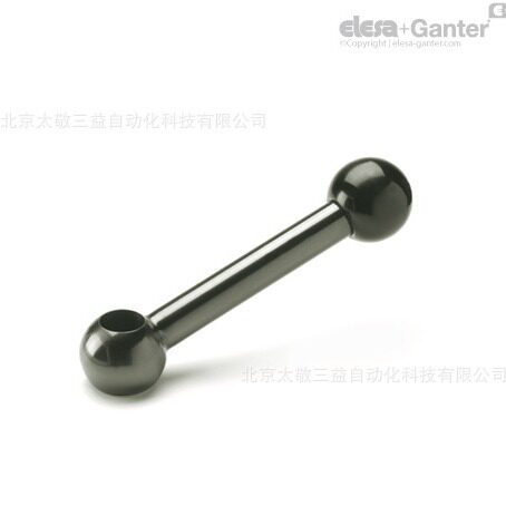 ELESA+GANTER原装真品紧固手柄DIN6337球头手柄钢制发黑处理