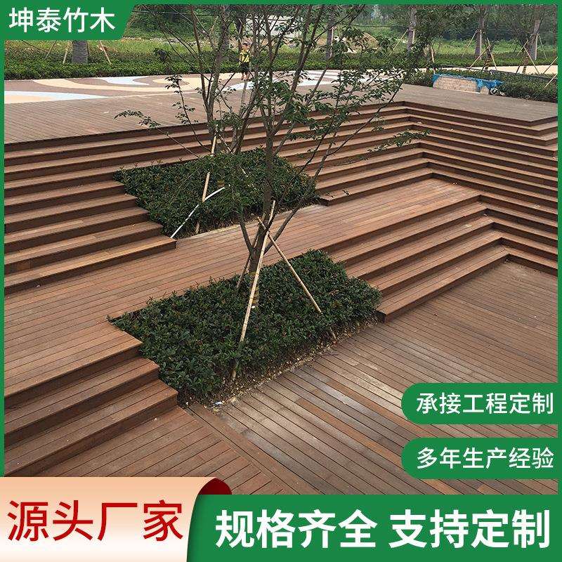 户外竹木地板防水重竹耐磨阳光环保碳化竹高密度优户外专用地板