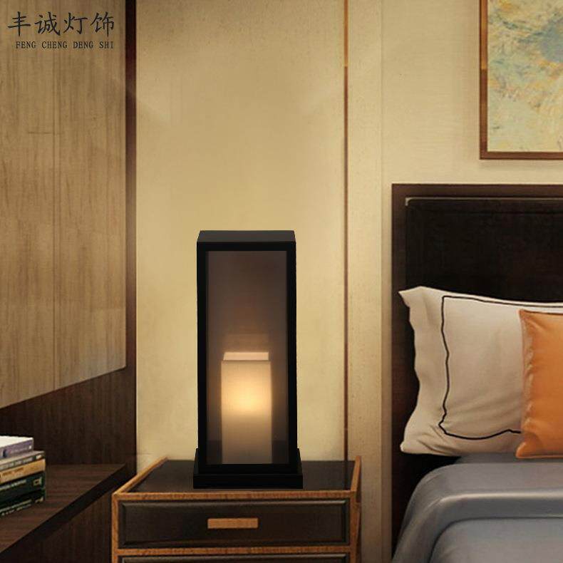 新中式台灯卧室现代简约台灯创意落地灯客厅温馨led床头灯灯具