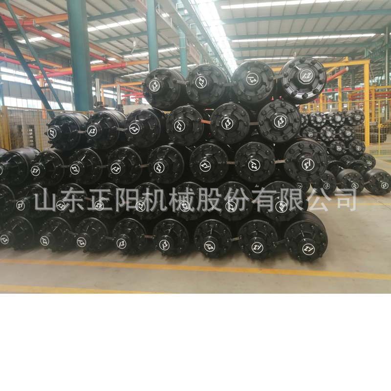 供应半挂车机械后桥150方轴总成127圆轴生产厂家吨位可选