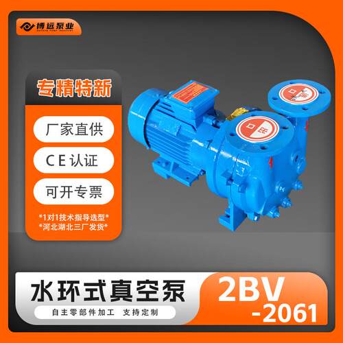 厂家供应2BV2061水环式真空泵铸铁304造纸矿山工业用抽真空负压泵