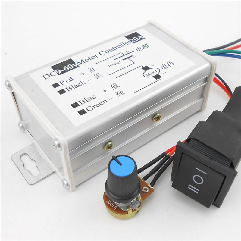 正科永磁直流减速电机调速器12V-36V装置脉宽