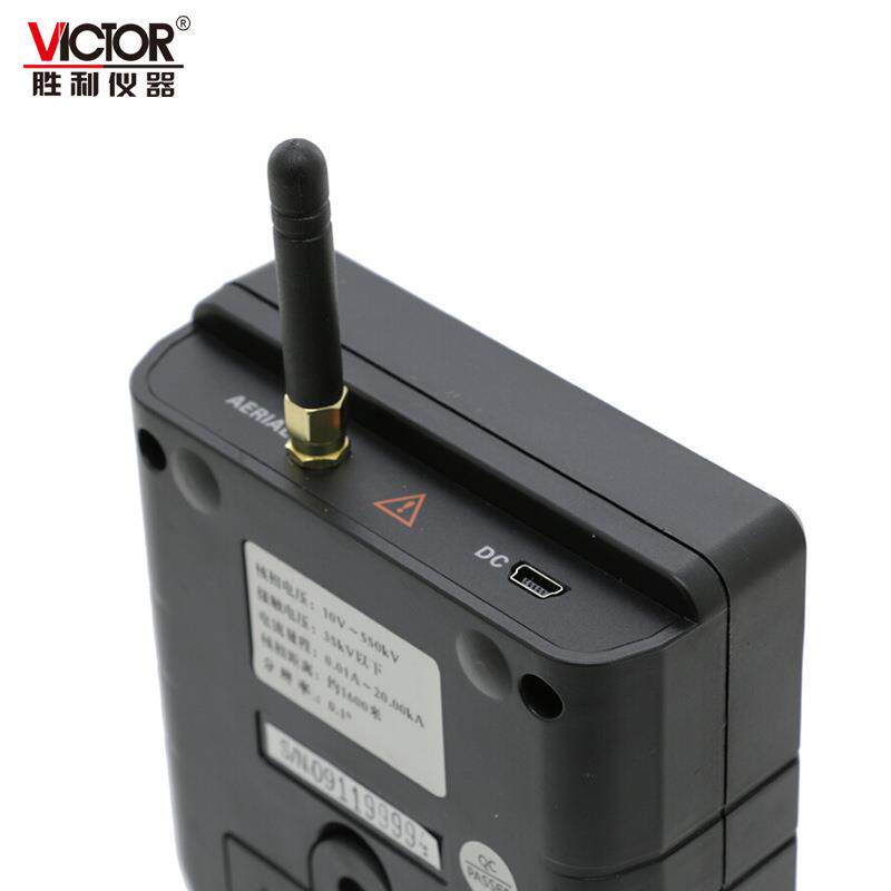 胜利仪器VC1700无线高压核相电流表核相器全智能语音挂钩式核相仪