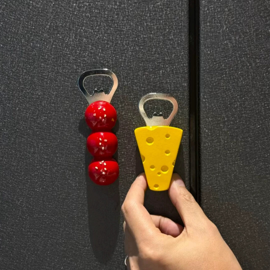 【新家的100个快递】开瓶器冰箱贴磁吸啤酒起子个性创意ins家用