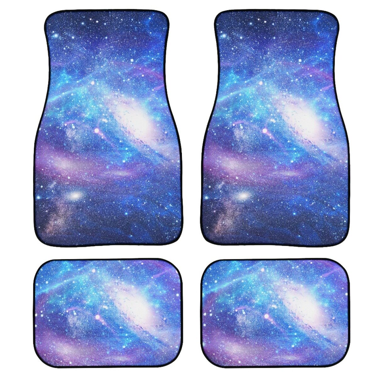 宇宙星空通用防尘脚垫四件套