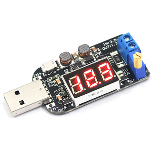 18V24V 带电流 12V DPL USB可调升降压电源稳压模块5V转3.3V