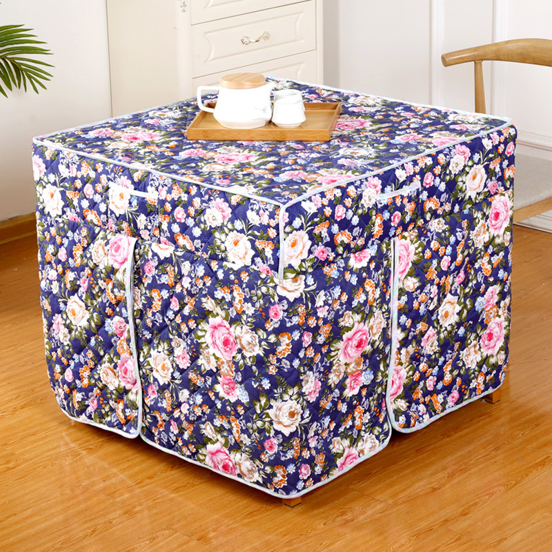 电暖炉烤火桌子罩套烤火被子电炉烤火炉加厚正方形桌布罩桌罩冬季,居家布艺,微波炉罩,淘宝优惠券,粉丝福利购,淘宝优惠卷