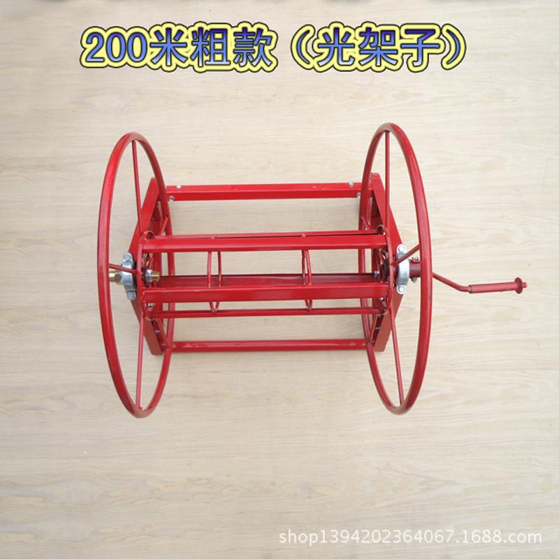 高压喷雾管绕管机卷管机器收摇胶管架子加厚绕管架子200米款红色