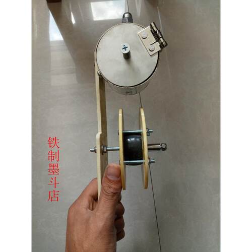 工地放线墨斗木工墨斗装修不锈钢墨斗DM-8（8G)款实用手工制作墨