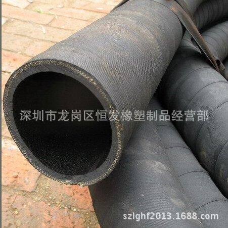 黑色夹布橡胶管耐高温橡胶软管耐高压水管喷砂耐油防爆蒸汽橡胶管