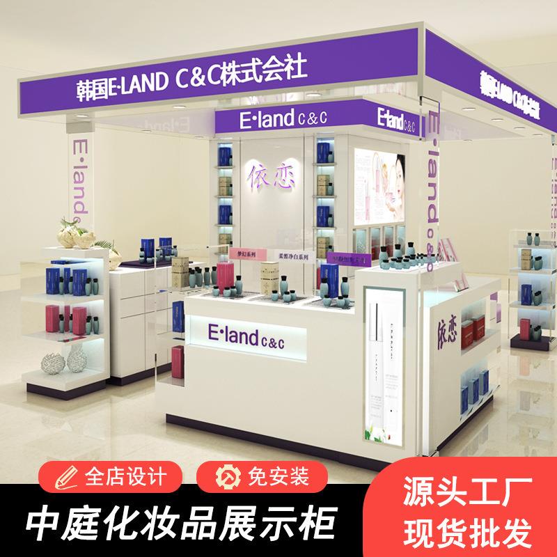 商场中庭珠宝展示柜玻璃黄金首饰品样品展柜台商用陈列柜产品展厅