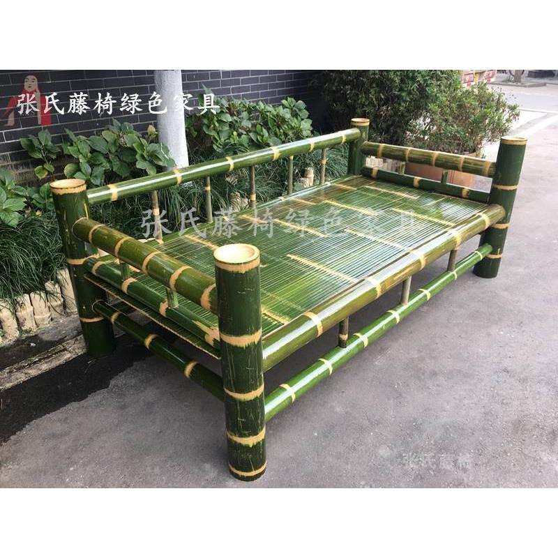 午休沙发竹床竹家具藤椅天然竹床床沙发椅踏踏老式罗汉米氏张楠竹