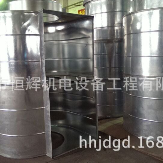 厨房油烟管道 排烟管道 镀锌铁皮管道恒辉机电