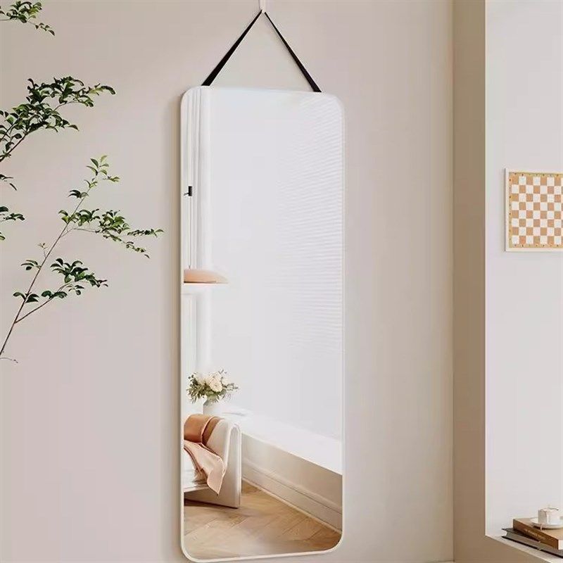 全身镜子穿衣镜落地贴墙自粘挂墙卧室宿舍家用挂绳壁挂玻璃试衣镜,住宅家具,穿衣镜,淘宝优惠券,粉丝福利购,淘宝优惠卷