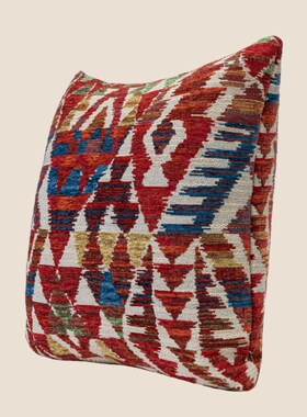 NEWC新宸优品波西米亚复古抱枕客厅沙发名宿红色名族风靠枕可拆洗