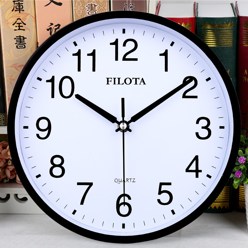【包邮热卖】简约静音时尚圆形彩色卡通挂钟现代创意卧室石英钟表,家居饰品,挂钟,淘宝优惠券,粉丝福利购,淘宝优惠卷