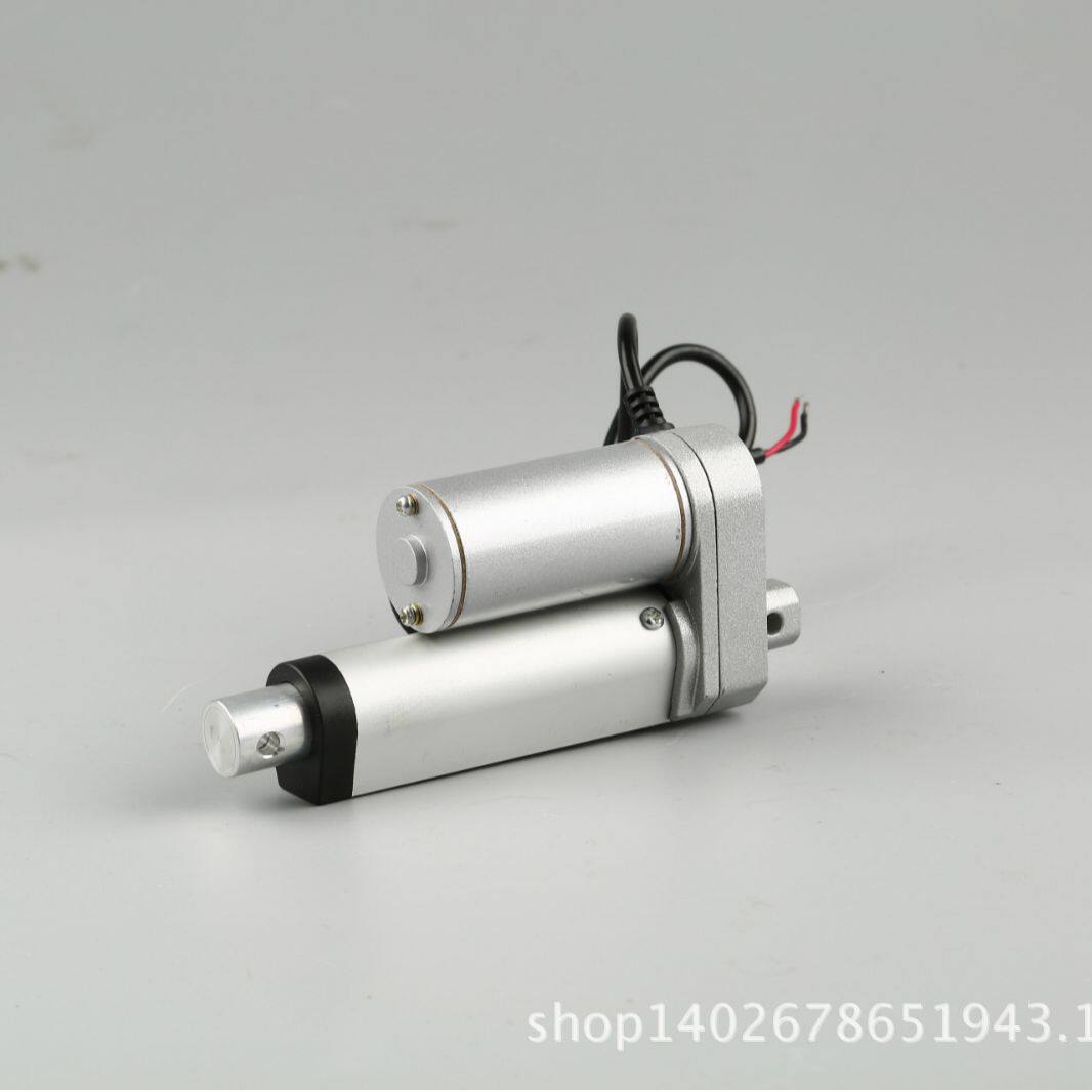 750n电动推杆行程50mm小型电动缸推杆电机电动缸金属齿轮箭顺