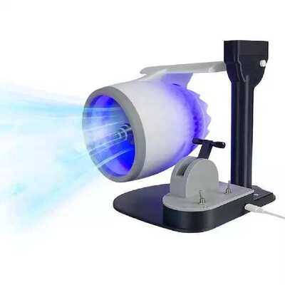 创意桌面USB飞机引擎涡轮风扇JetFan加湿喷雾带灯光桌面涡扇