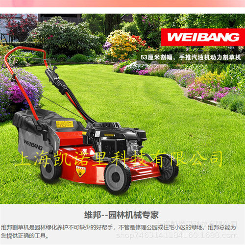 维邦weibang WB537HC 割草机 21寸手推钢底盘 1P70FA 196CC草坪机