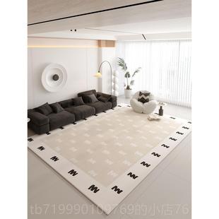 高档级轻奢风茶几毯卧地室床边毯地毯客高厅2205新款 大面积免洗全