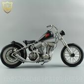 高档bo哈ber风格 雷彷真机车模型模型合金金属1 可配bHT162寸兵人