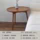 高档几木纳家具客厅柚木茶实木茶几沙发桌边几阳小茶中古风圆台形