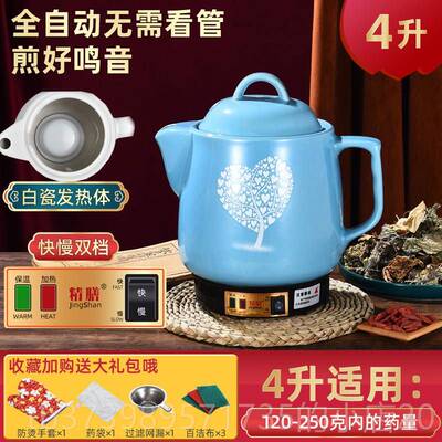 正品3L4L5L6L67LL1012L1升精药汤锅全自动中锅煮锅药锅插件