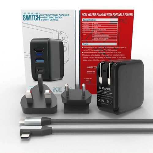 switch游戏机便携式底座拓展坞 NS-2 Dock type-c电视投屏转换器