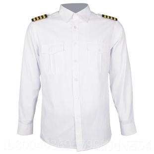 高档航空制服员行制服海员服男短袖铁路衬衫空少制飞服夜店男制演