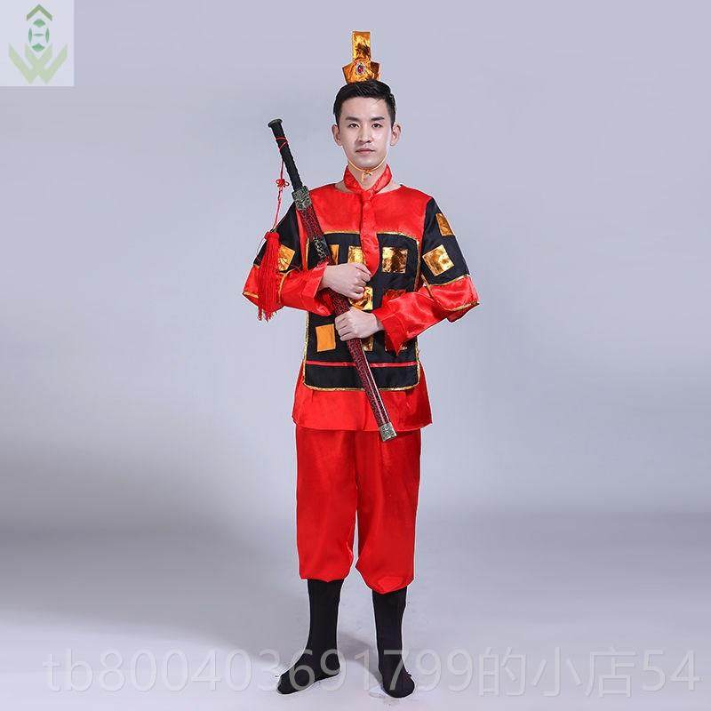 高档花木兰盔甲军表服古装战演将袍舞台俑武士兵马满江红合唱岳飞