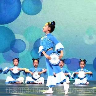 高档儿童马儿嘟舞嘟骑演出服演幼儿童忆古典水舞服装粒粒盘中餐踩