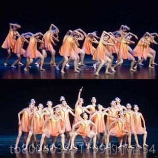 高档桃李杯光服而舞蹈装中小学生行沐合唱服儿童元旦演出服现代舞