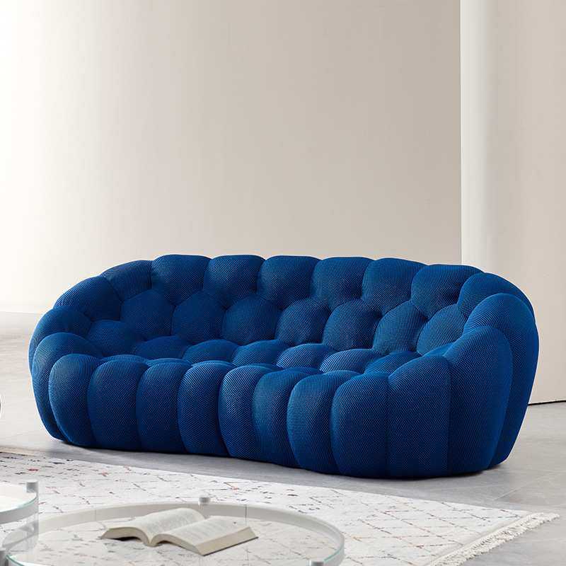 意式极简轻奢客厅小户型弧形双人位网红布艺Bubble罗奇堡泡泡沙发,3C数码配件,摄像机配件,淘宝优惠券,粉丝福利购,淘宝优惠卷