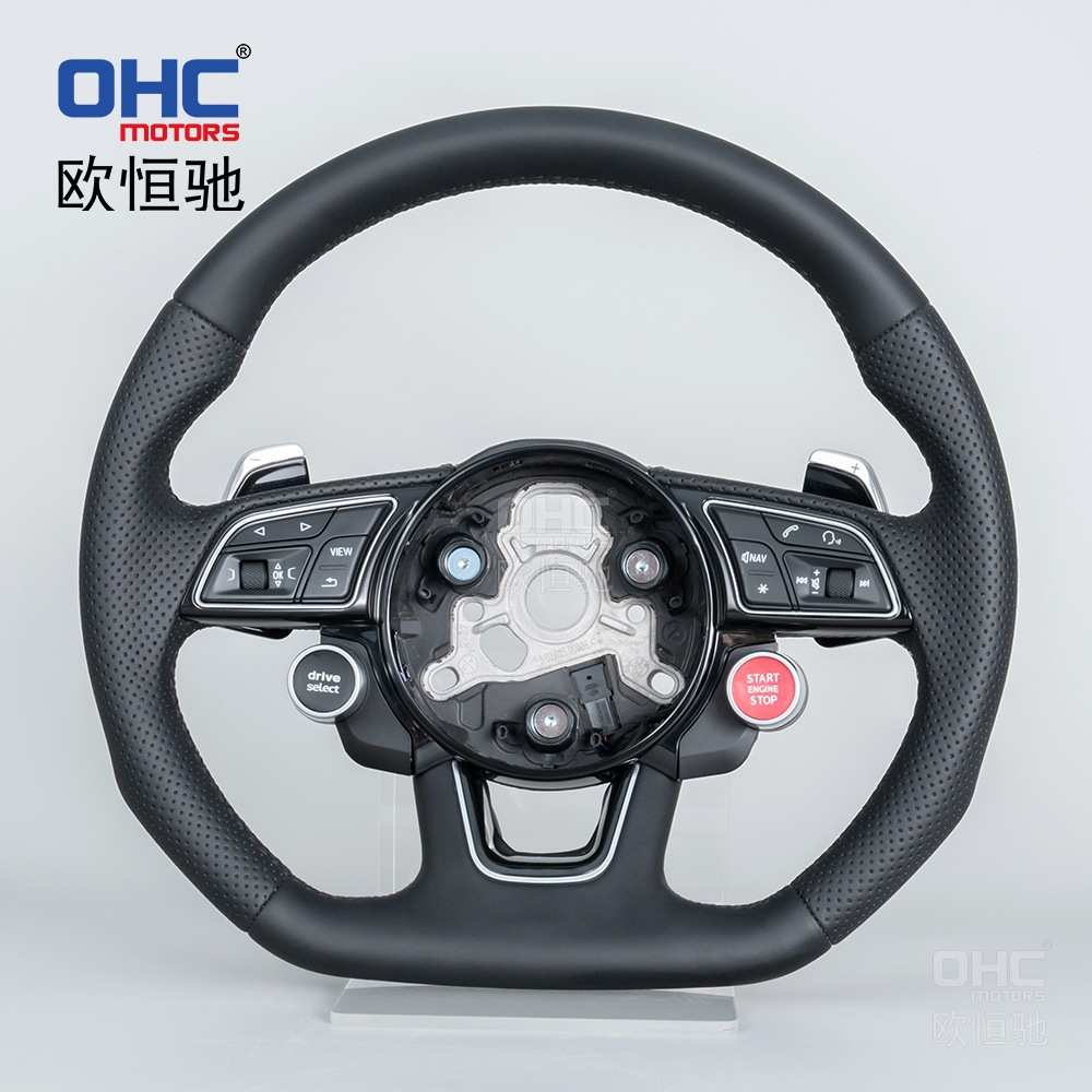 适用于老款奥迪B8B9 A3A4A5A6LA7Q3Q5Q7老改新款汽车方向盘升级