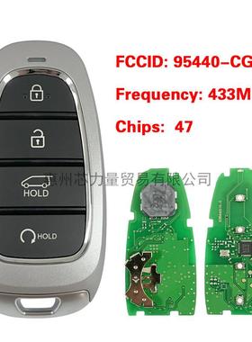 适用于现代4键智能卡钥匙 433MHz FCCID:95440-CG070 47chip