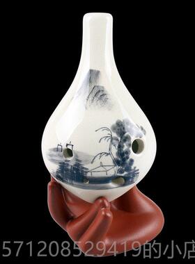 新款陶笛乐6孔 专AC中音六孔C手绘ocarina学生乐器调初学淘业笛追