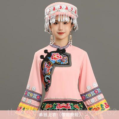 新款刺绣贵州苗寨苗族服装表演服装彝土族女性家服苗族服装装成人